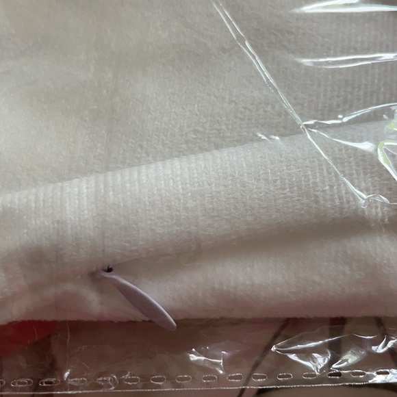 white pillow cover with Love gold script - Picture 3 of 4